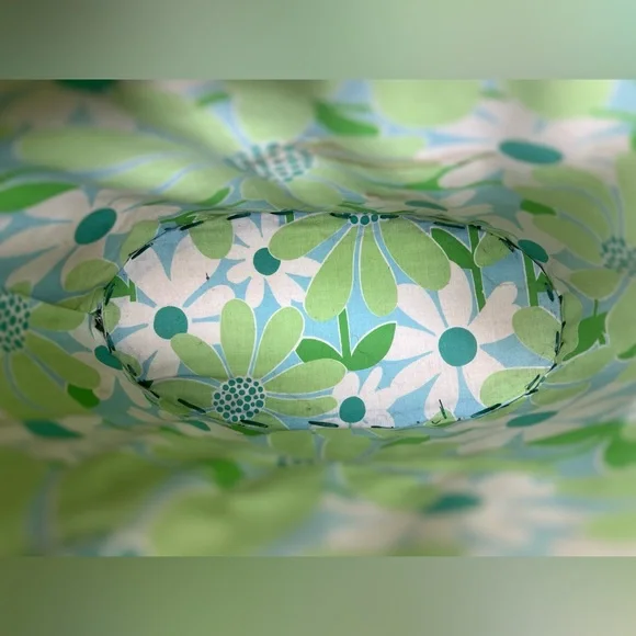 vintage bohemian Straw Multi Color Floral Embroidered GAIL Oversized Tote Bag - Picture 11 of 11